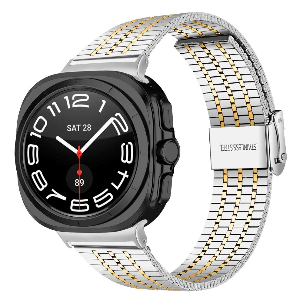 EIDERWOOD Samsung Galaxy Watch 8 / 8 Classic (40 / 44 / 46mm) Steel Strap - Silver / Gold