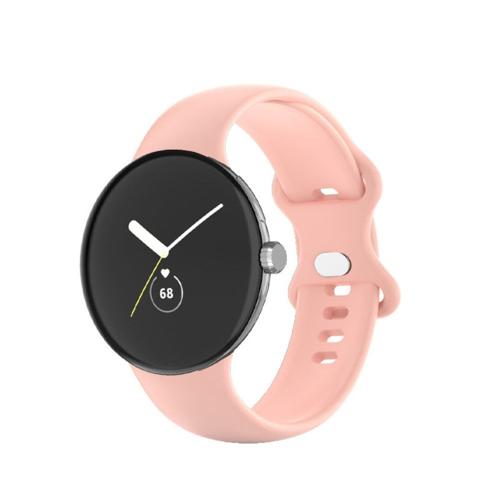 EIDERWOOD Google Pixel Watch 1 / 2 / 3 (41mm) Silicone Smartwatch Strap - Pink