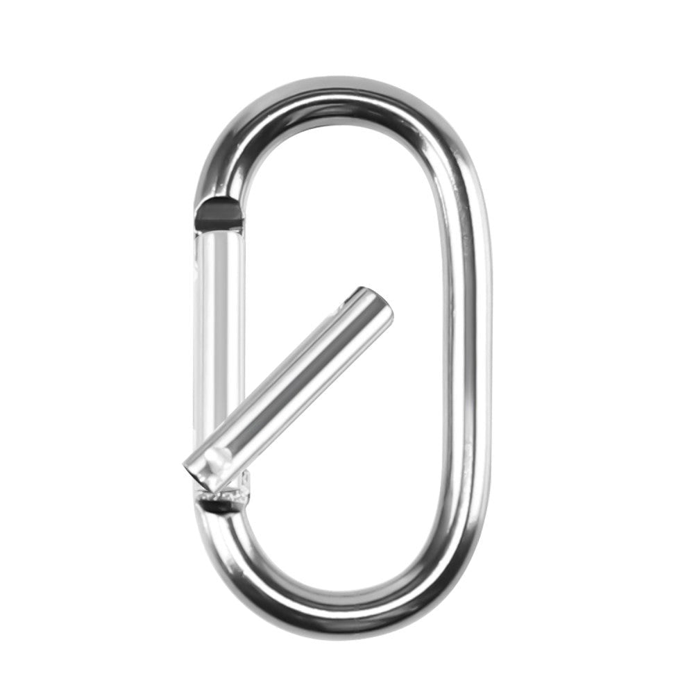 Apple Watch (38/40/SE/41mm) Silicone Smartwatch Strap with Carabiner - Black