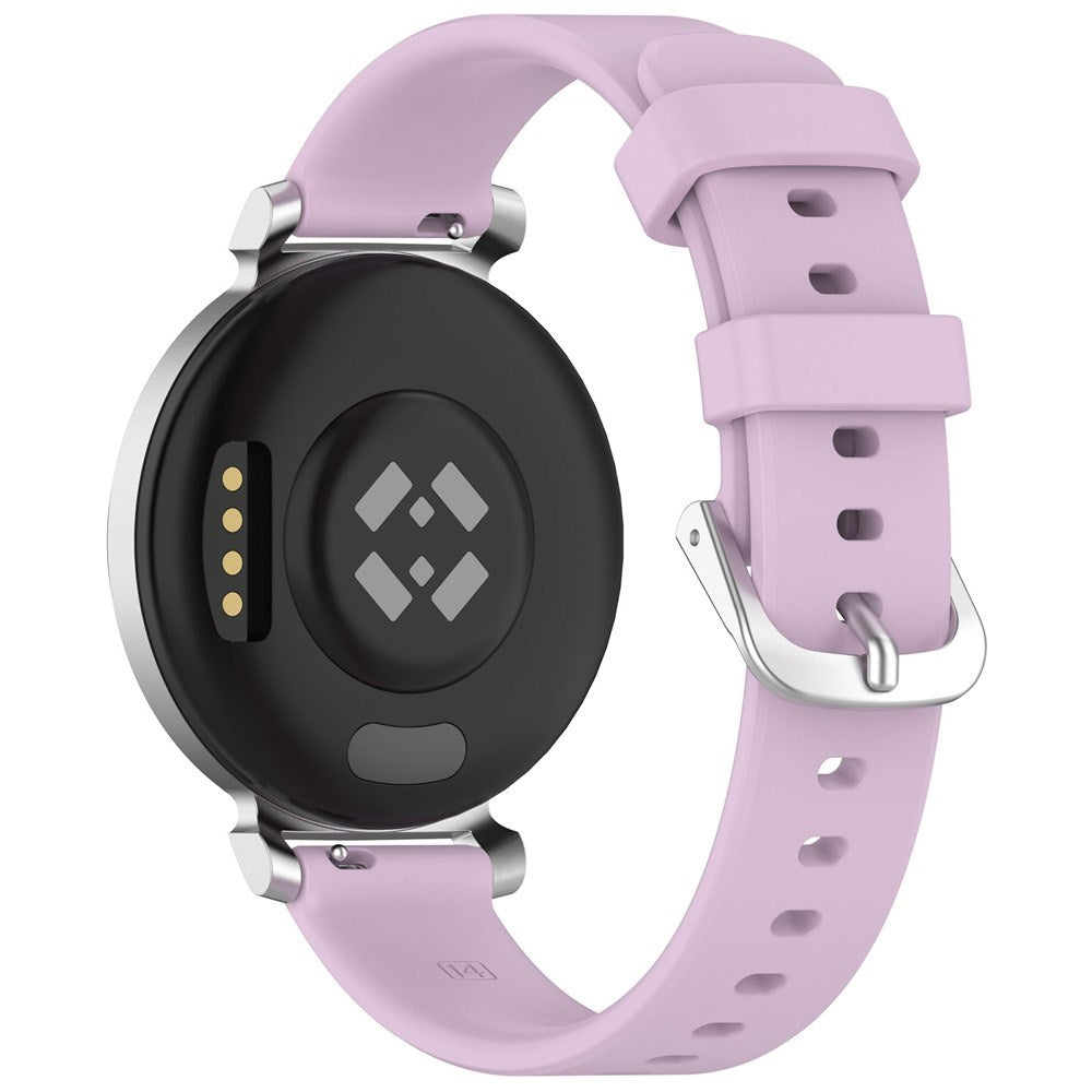EIDERWOOD Garmin Lily 2 Silicone Strap with Metal Buckle - Purple