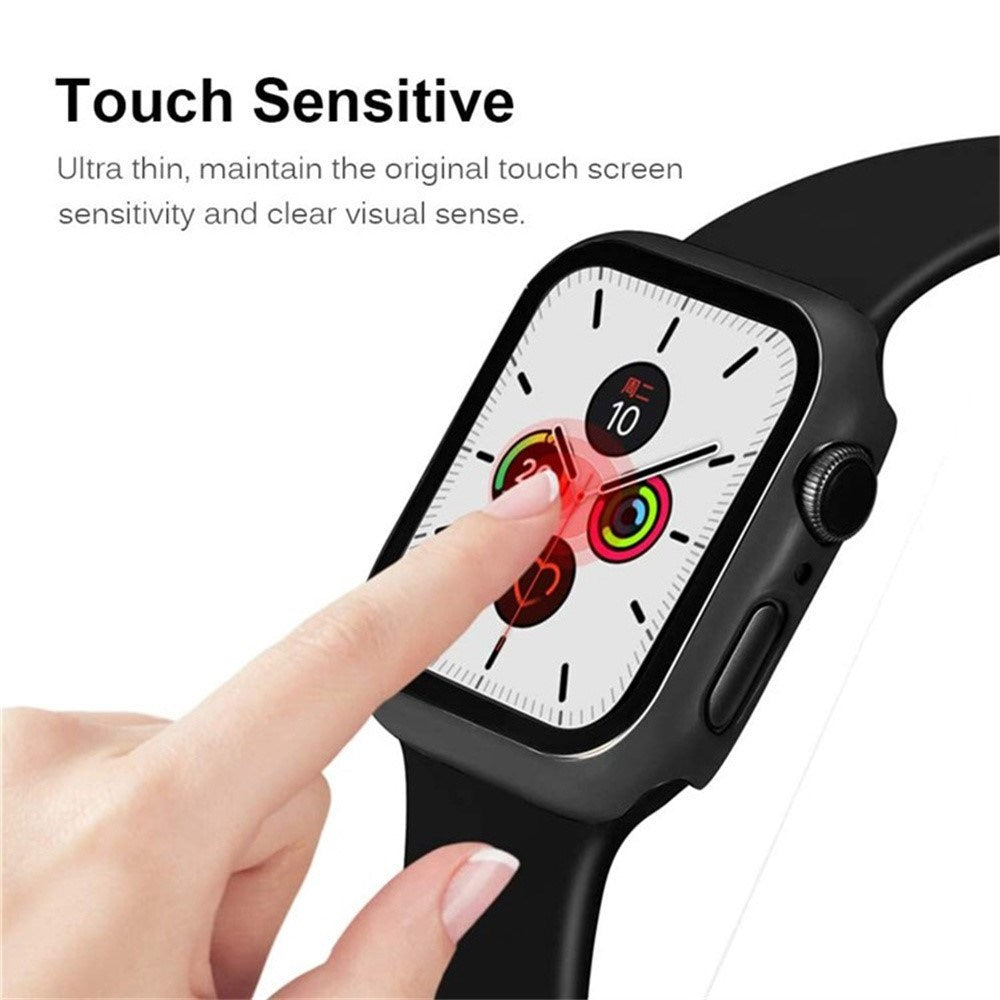 Apple Watch 11 / 10 (46mm) Hard Plastic Case with Built-in Screen Protector - Pink