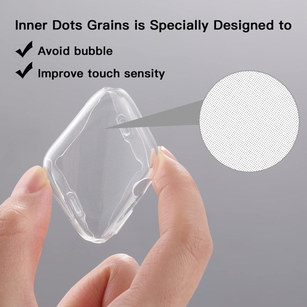 Apple Watch 11 / 10 (46mm) Plastic Case w. Built-in Screen Protector - Transparent