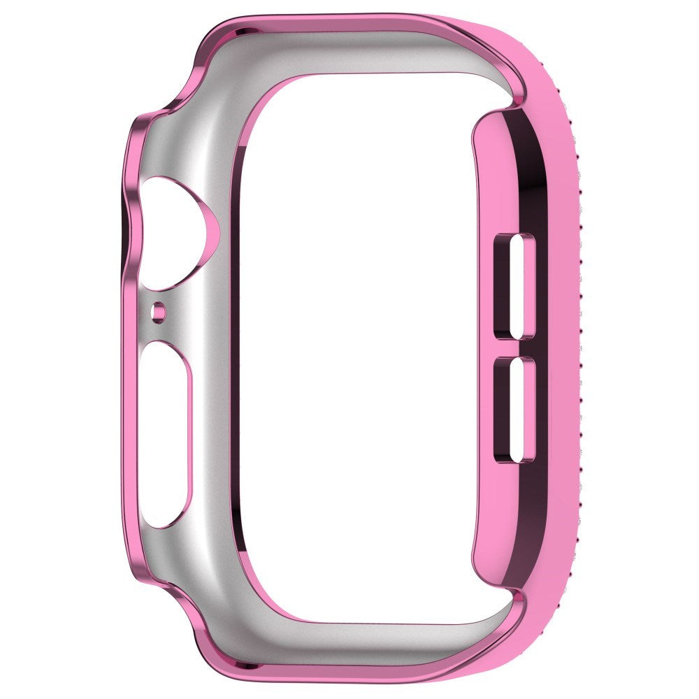 Apple Watch 11 / 10 (42mm) Plastic Case - Pink / Rhinestone
