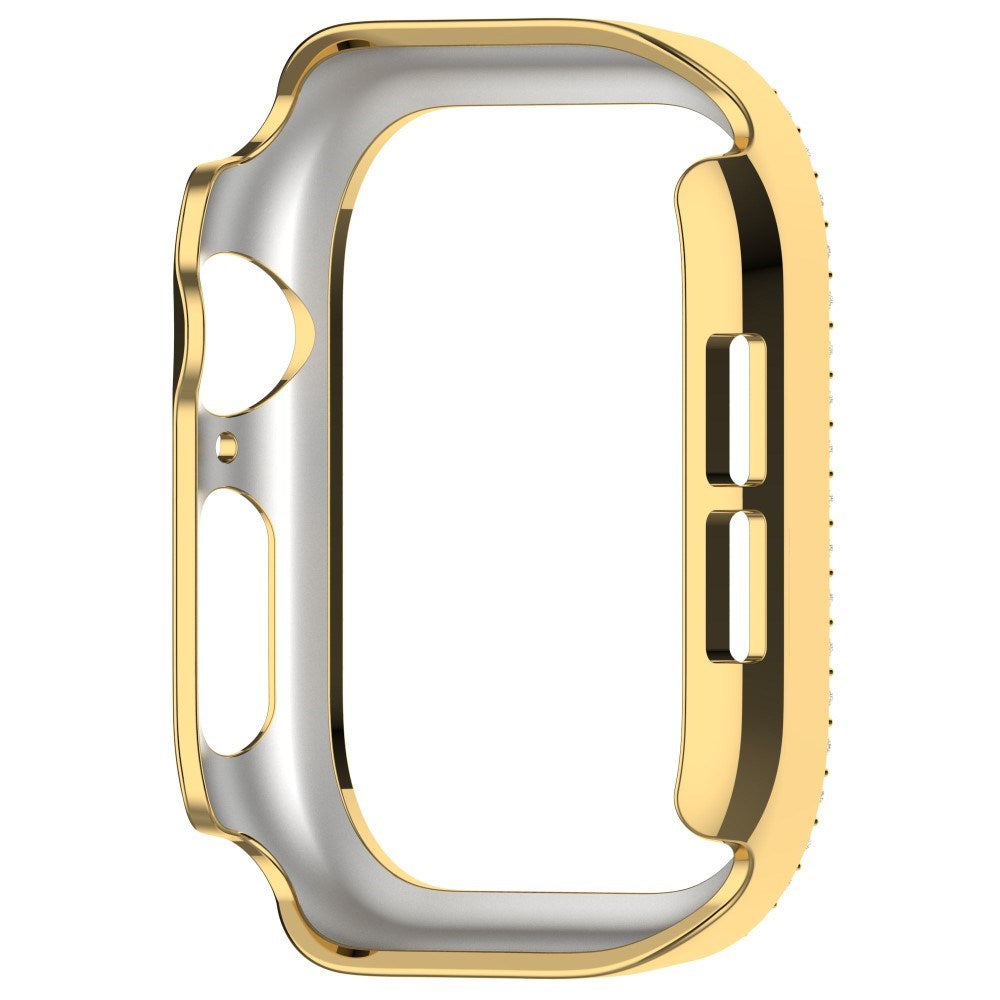 Apple Watch 11 / 10 (42mm) Plastic Case - Gold / Rhinestone