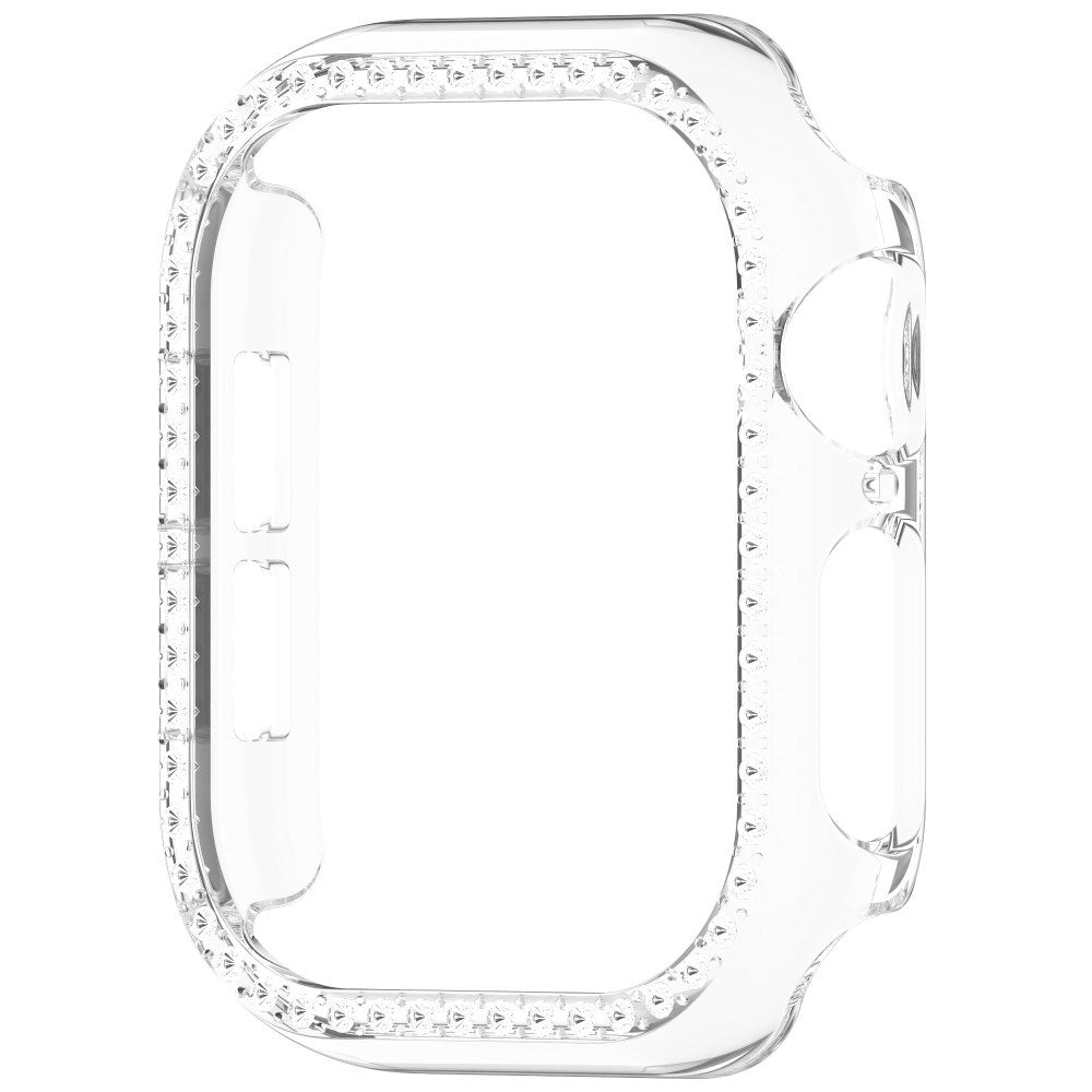 Apple Watch 11 / 10 (42mm) Hard Plastic Case - Transparent / Rhinestone