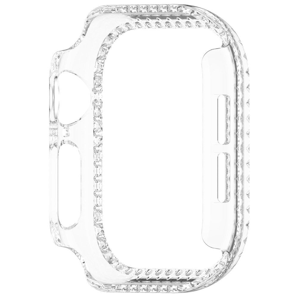 Apple Watch 11 / 10 (42mm) Hard Plastic Case - Transparent / Rhinestone
