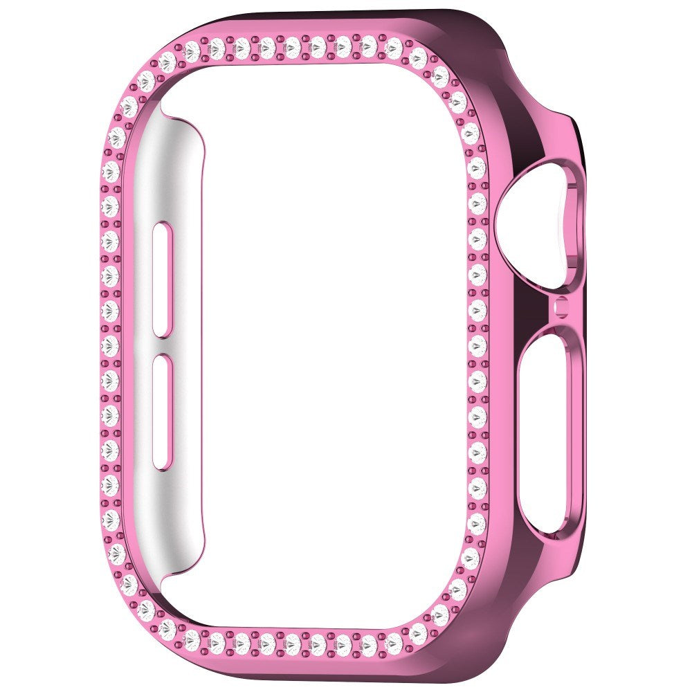 Apple Watch 11 / 10 (46mm) Hard Plastic Case - Pink / Rhinestone