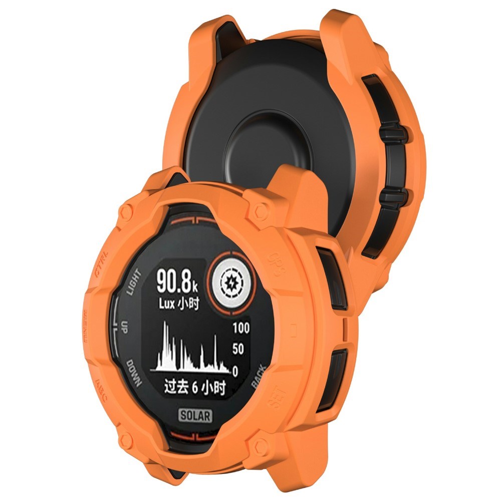 Garmin Instinct 3 Solar (45mm) Rugged Plastic Case - Orange