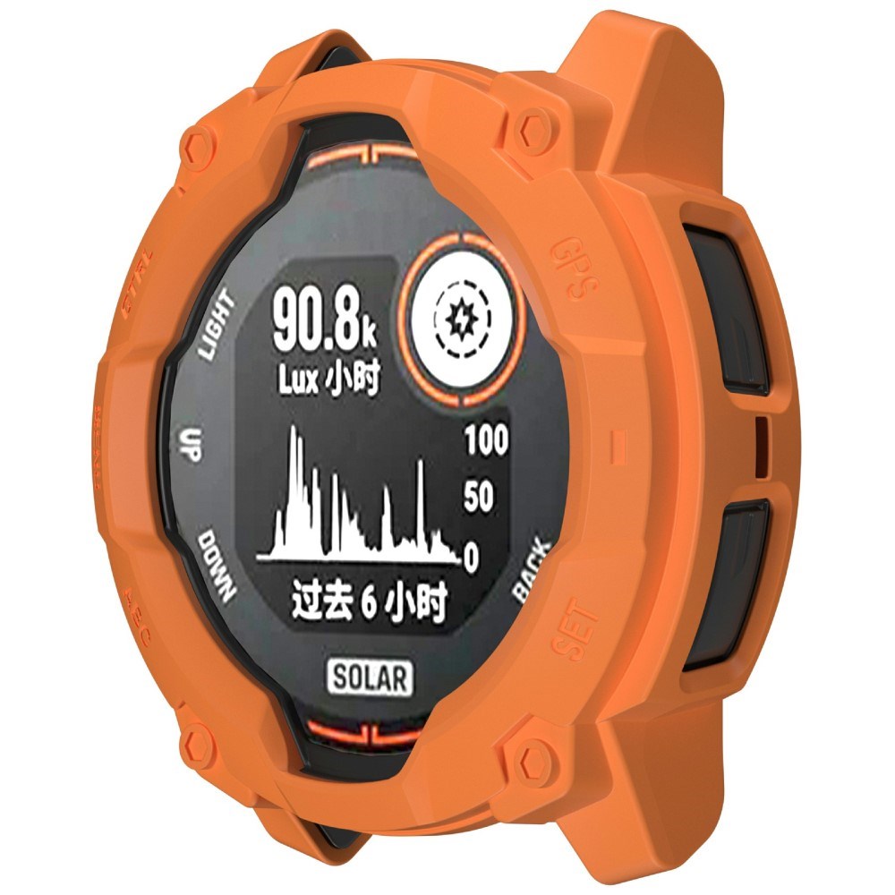 Garmin Instinct 3 Solar (50mm) Rugged Plastic Case - Orange