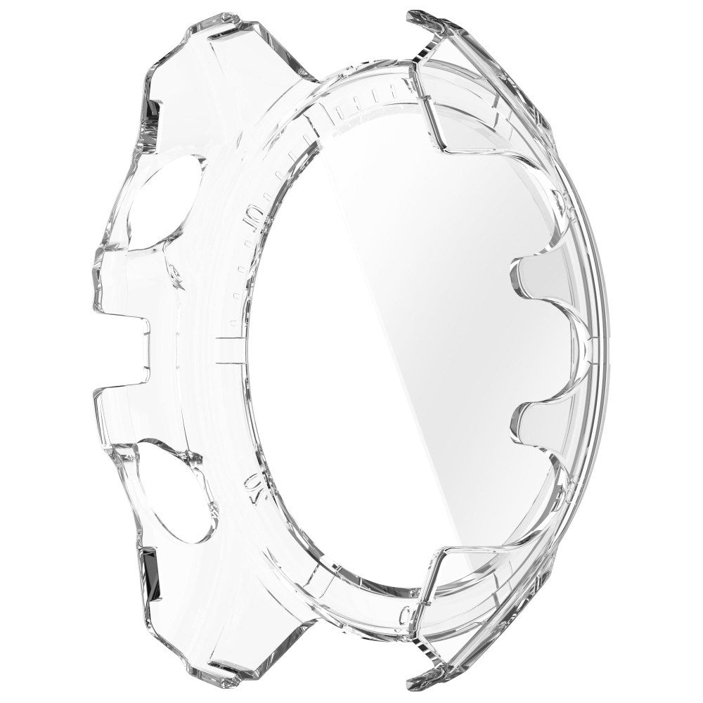 Garmin Tactix 8 AMOLED (47mm) Hard Plastic Case with Screen Protector Glass - Transparent