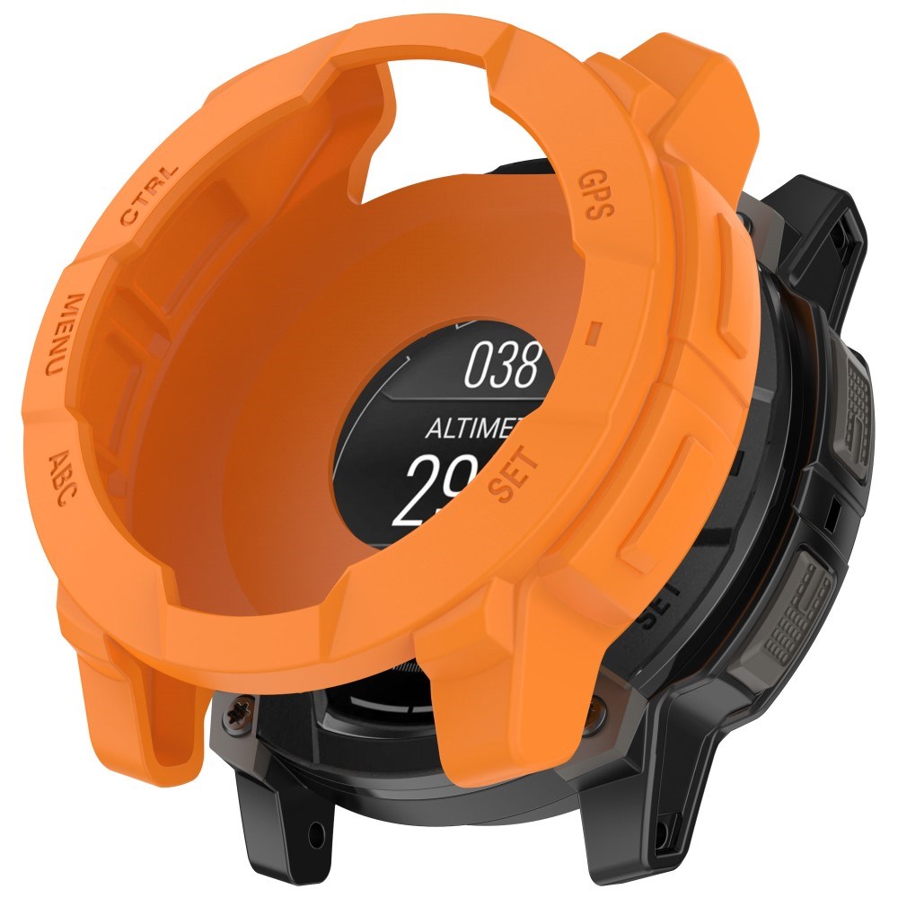 Garmin Instinct 3 AMOLED / Solar (45mm) Bumper Silicone Case - Orange