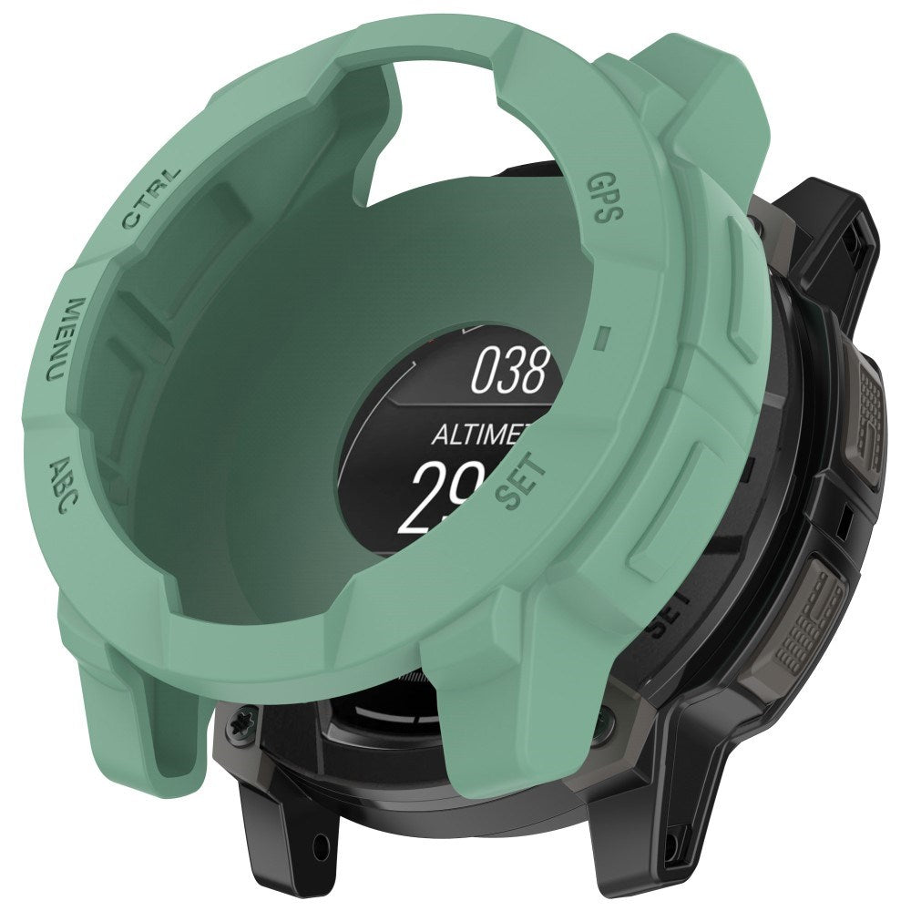 Garmin Instinct 3 AMOLED / Solar (50mm) Bumper Silicone Case - Green