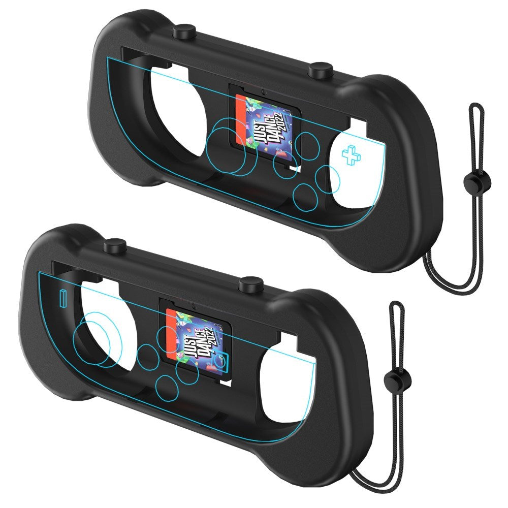 Ergonomic Holder for Nintendo Switch 2 Controller - 2 pcs - Black