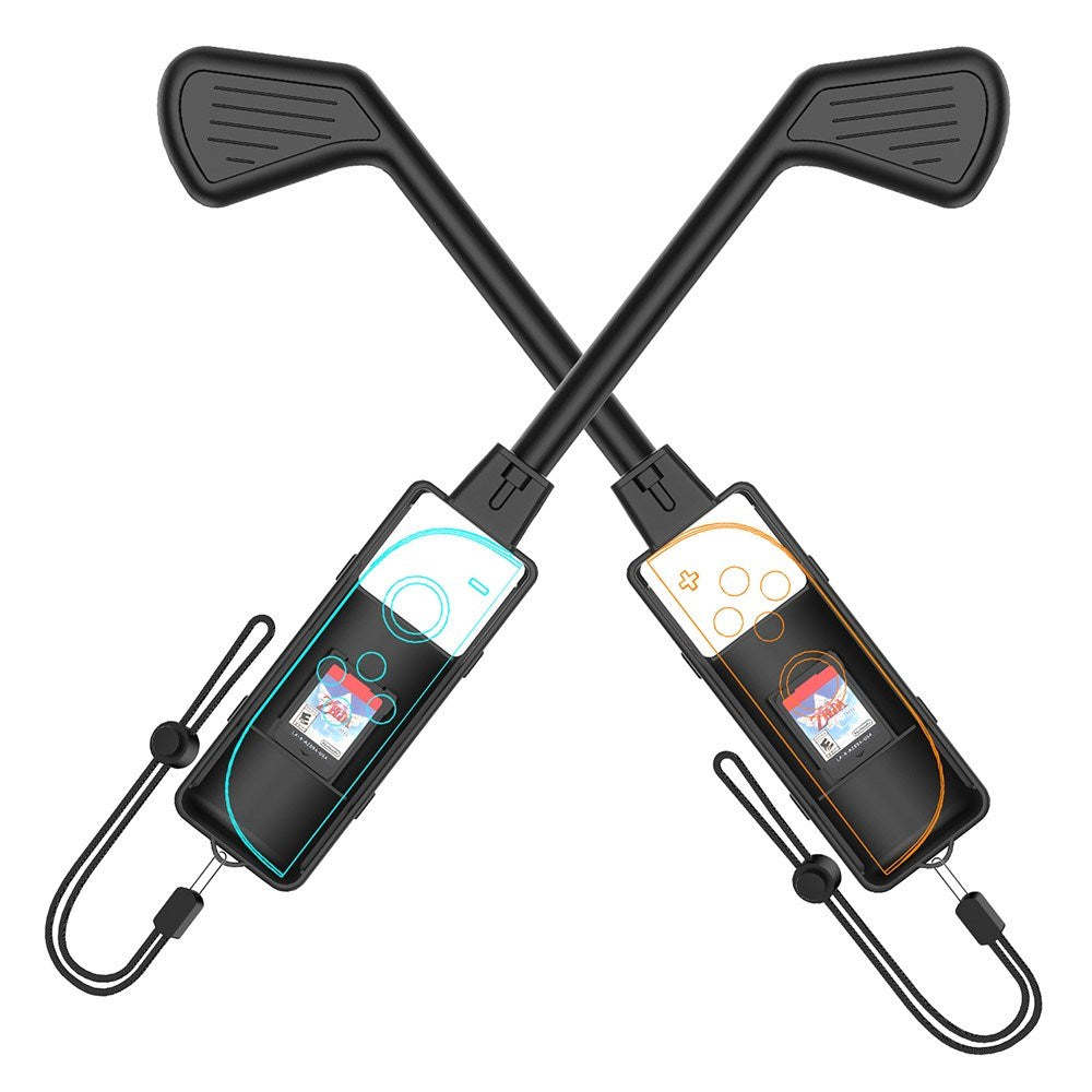 Golf Club for Nintendo Switch 2 Controller - 2 pcs - Black