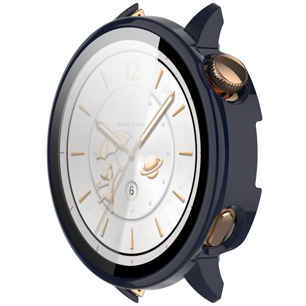 OnePlus Watch 3 (43mm) Case with Tempered Glass Screen Protector - Blue