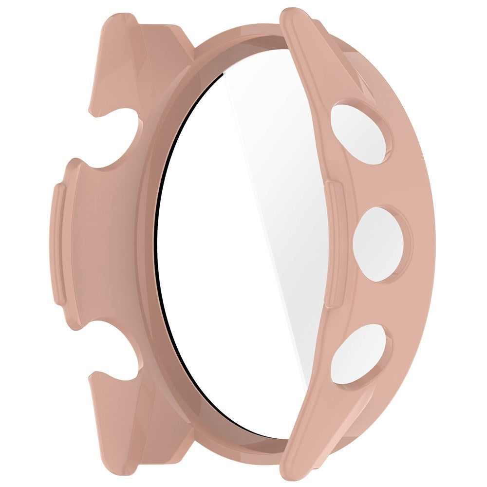 Garmin Forerunner 570 (42mm) Case with Tempered Glass Screen Protector - Pink