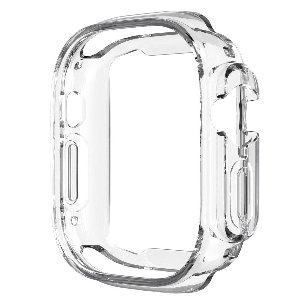 Apple Watch Ultra (49mm) Flexible TPU Plastic Case with Reinforcement around Buttons - Transparent
