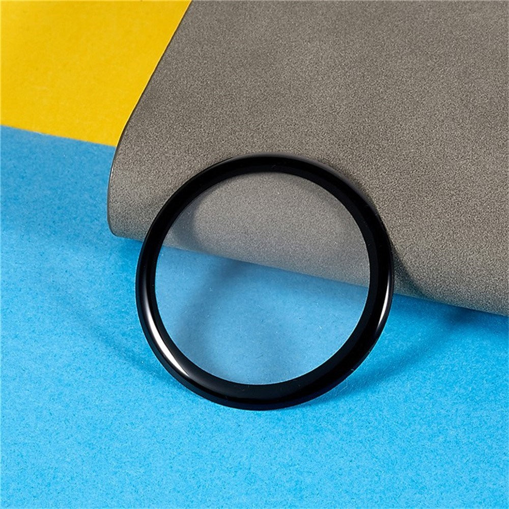 Samsung Galaxy Watch 8 (44mm) Plastic Screen Protector - Transparent / Black Edge