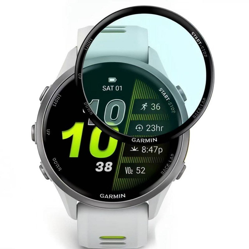 Garmin Forerunner 970 Screen Protector - Transparent / Black Edge