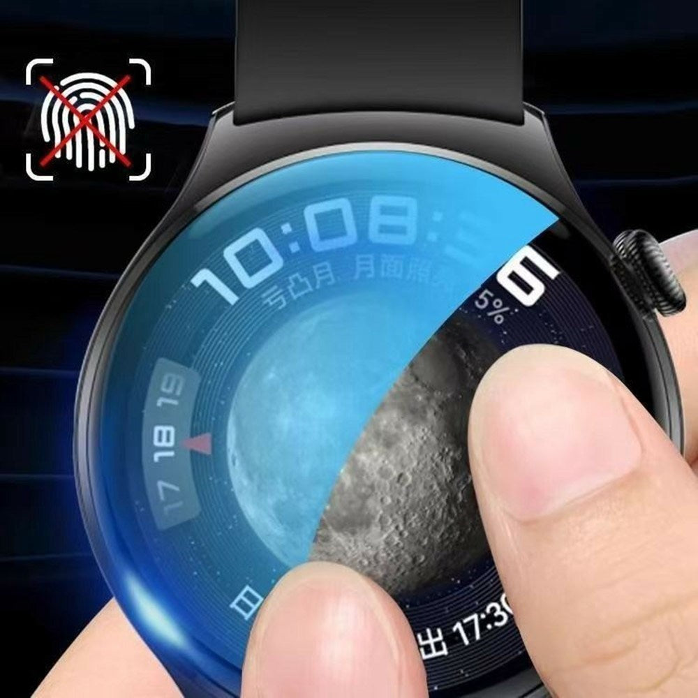 Google Pixel Watch 4 (45mm) Screen Protector - Transparent / Black Edge