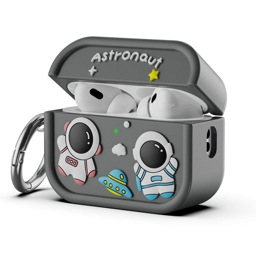 Apple AirPods Pro (2nd Gen.) Silicone Case with Astronaut Design - Grey