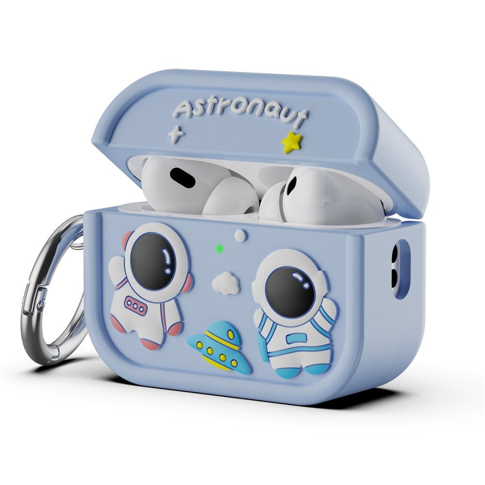 Apple AirPods Pro (2nd Gen.) Silicone Case with Astronaut Design - Light Blue