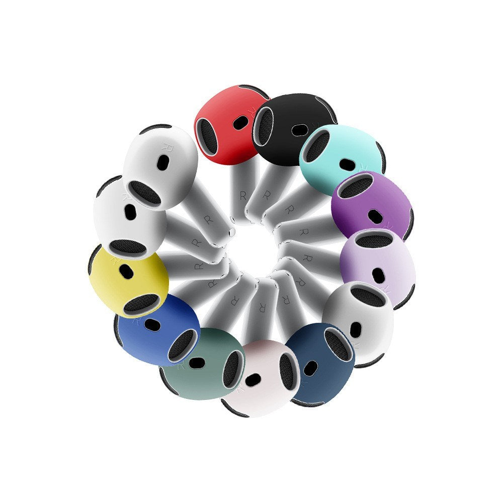 Silicone Case for Apple AirPods (4th Gen) Earbuds - Red