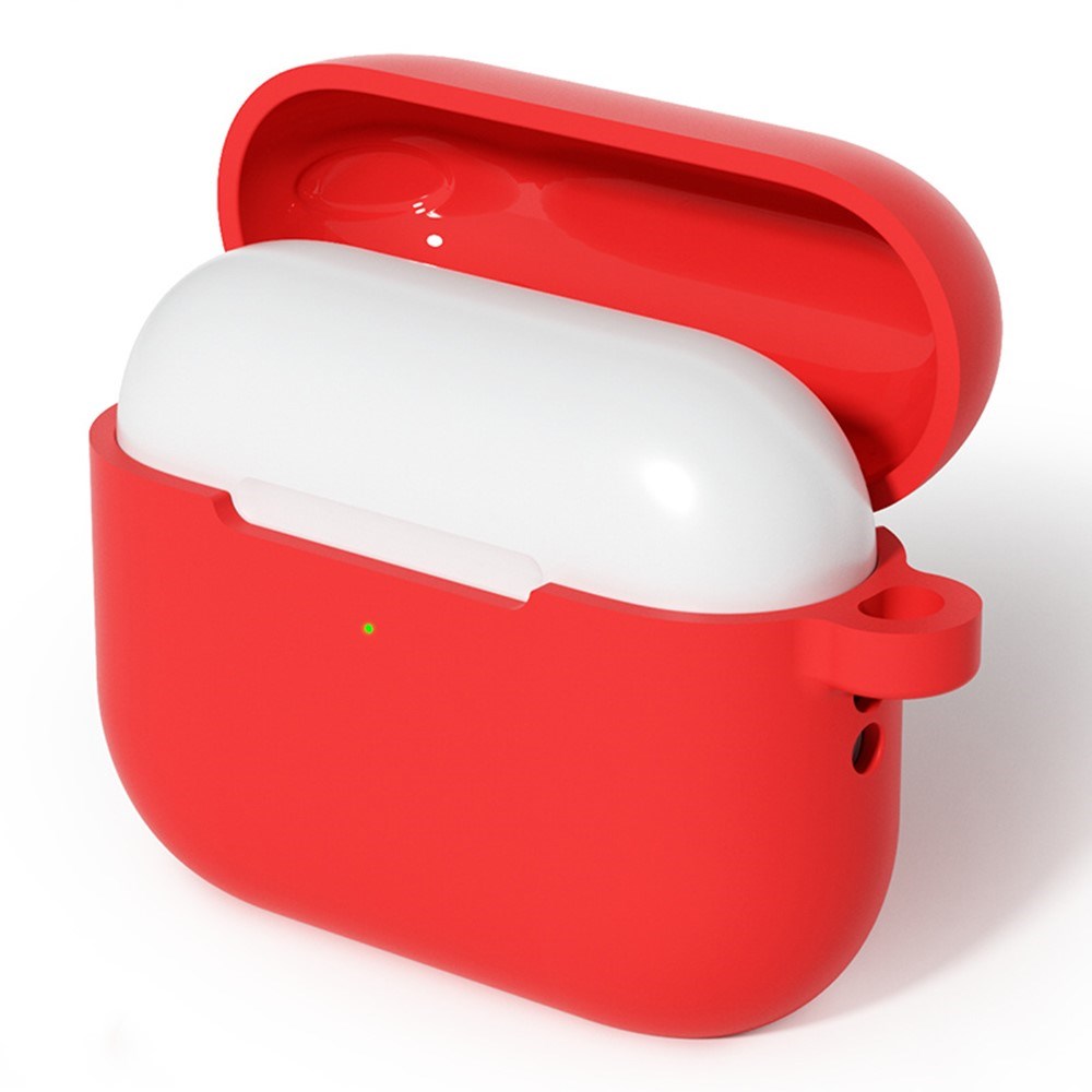 Apple AirPods Pro (3rd gen.) Silicone Case w. Carabiner - Red
