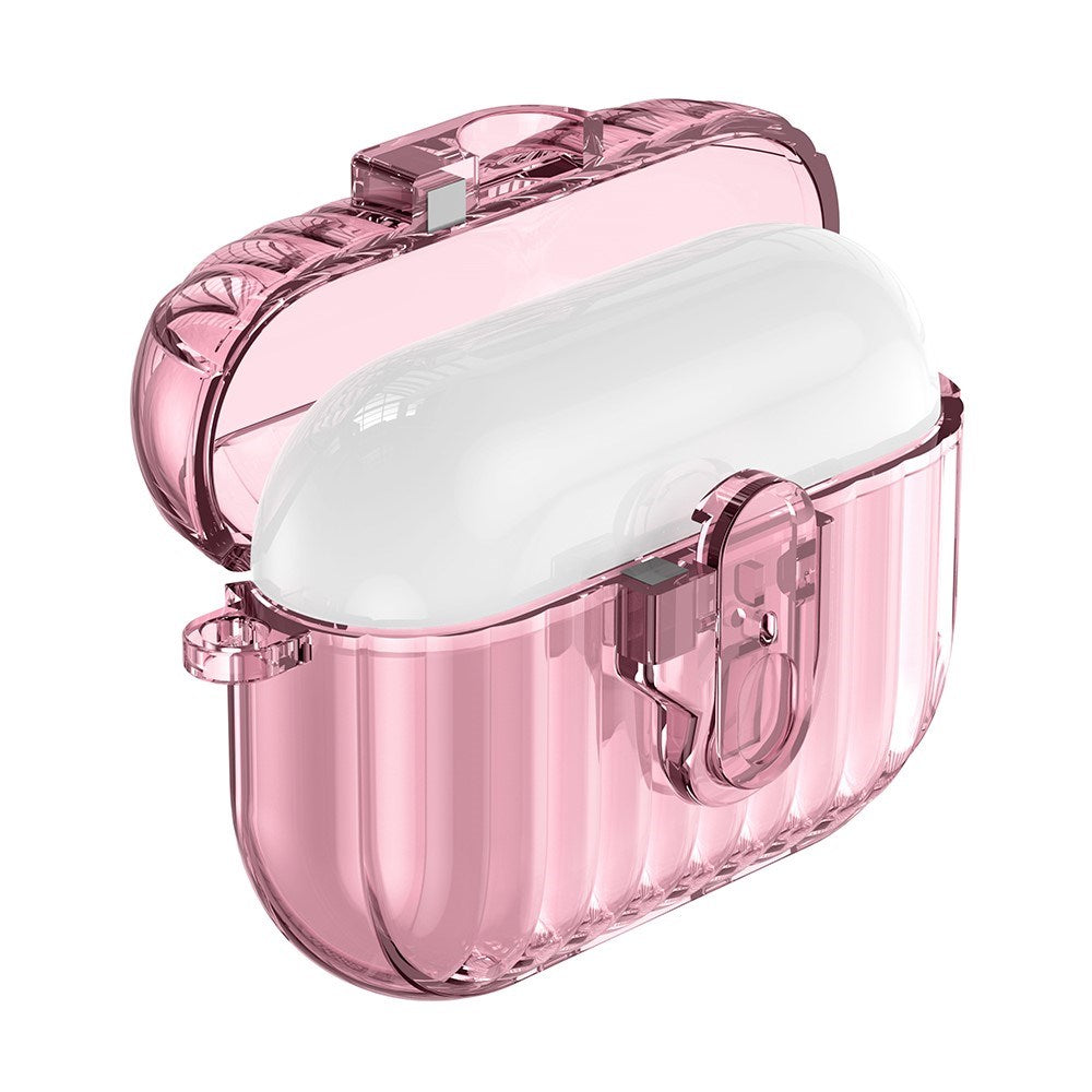 Apple AirPods Pro (3rd gen.) Hybrid Plastic Case - Transparent / Pink