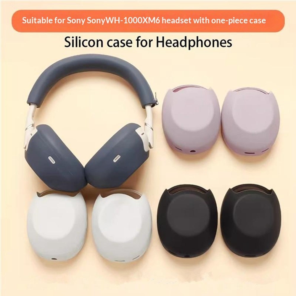 Silicone Cover for Sony WH-1000XM6 Headphones - Pink