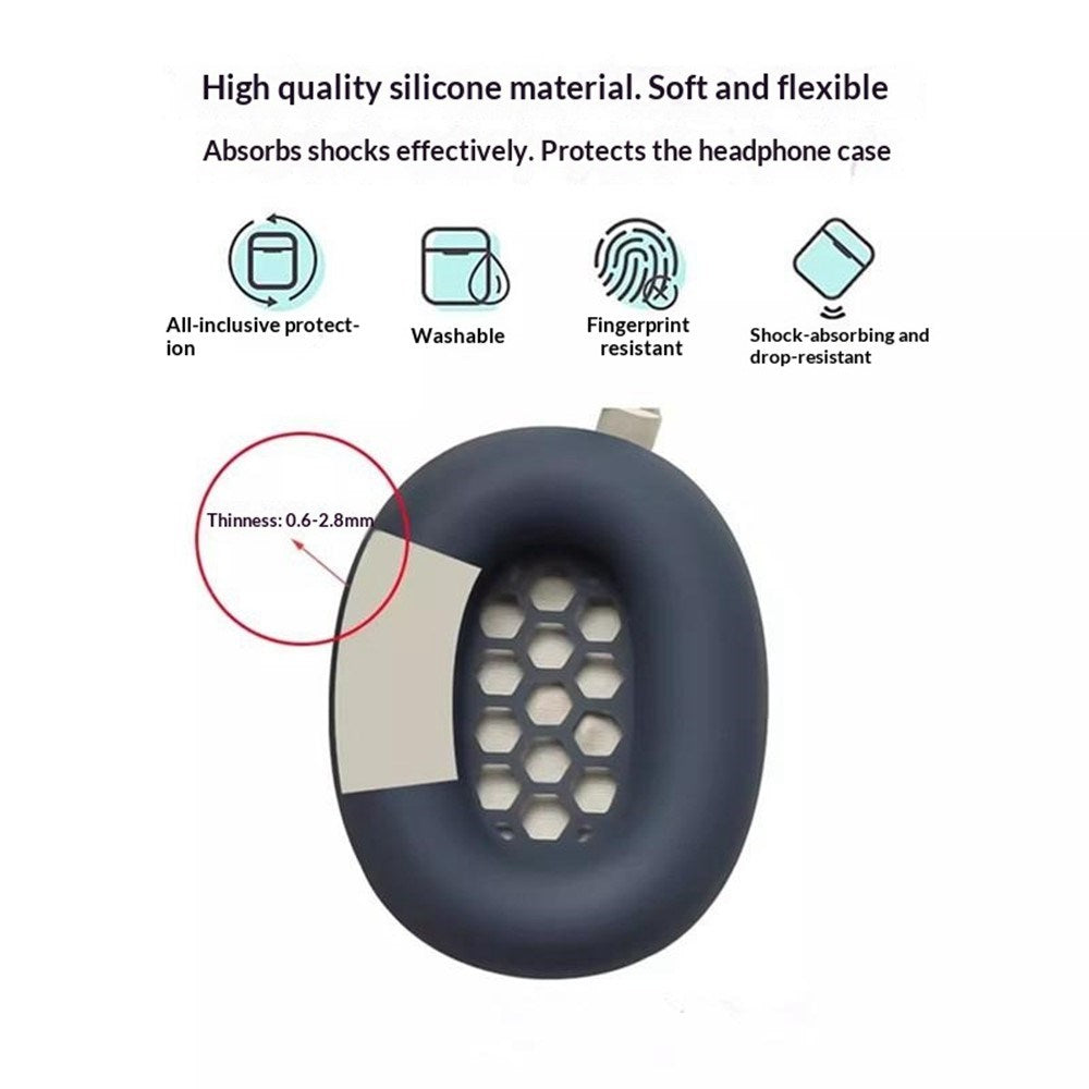 Silicone Cover for Sony WH-1000XM6 Headphones - Grey