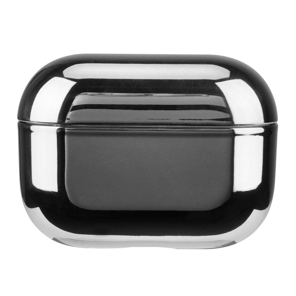 Apple AirPods Pro (2nd Gen.) Hard Plastic Case with Metallic Finish - Silver