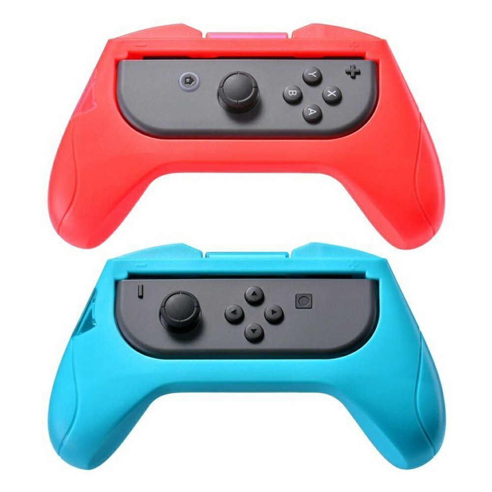 Nintendo Switch Controller Grip- 2 pcs. (Blå and Red)