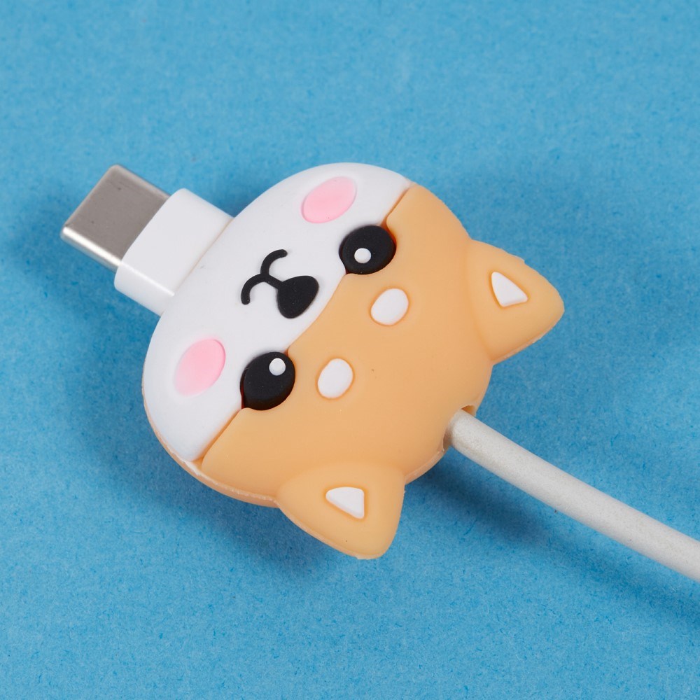 Cable Protector for USB-C Cable - Dog