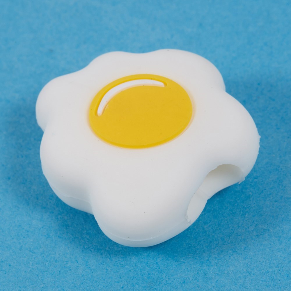 Cable Protector for USB-C Cable - Fried Egg