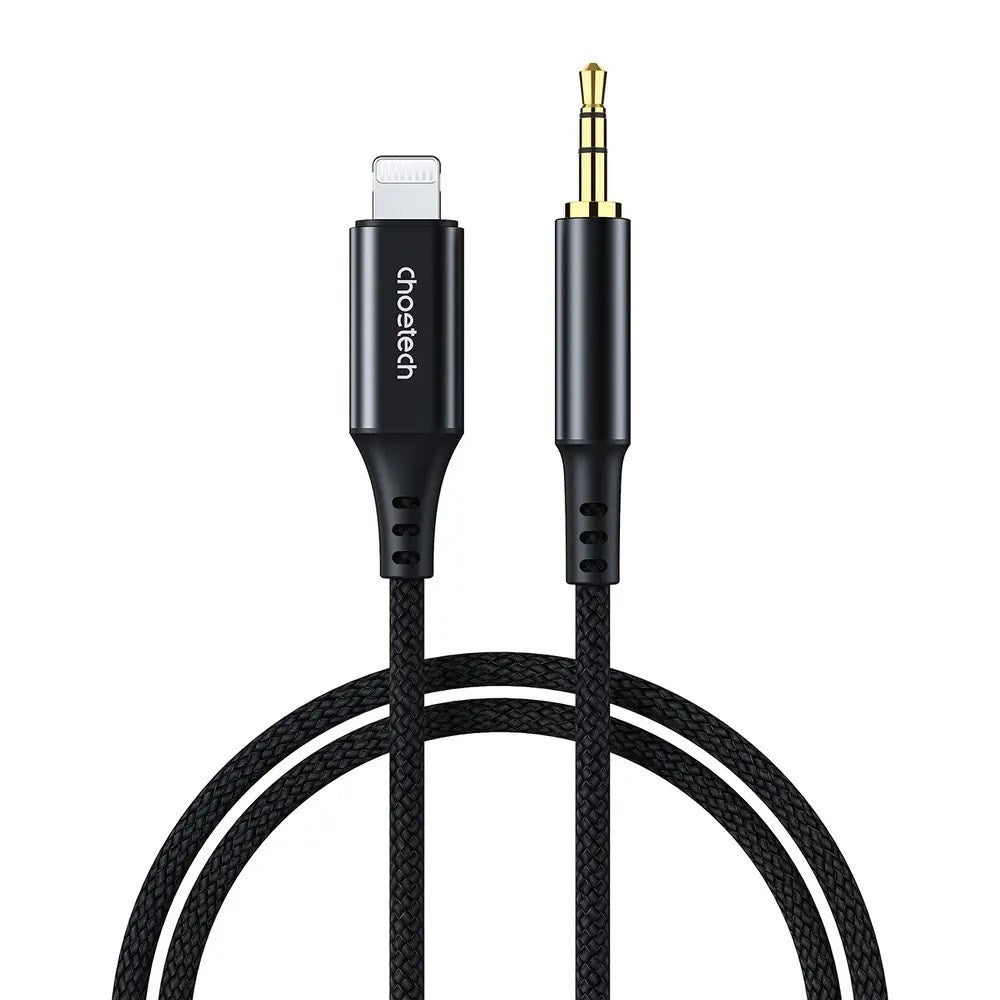 Choetech AUX009 Lightning to 3.5mm Minijack Cable - 2m - Black