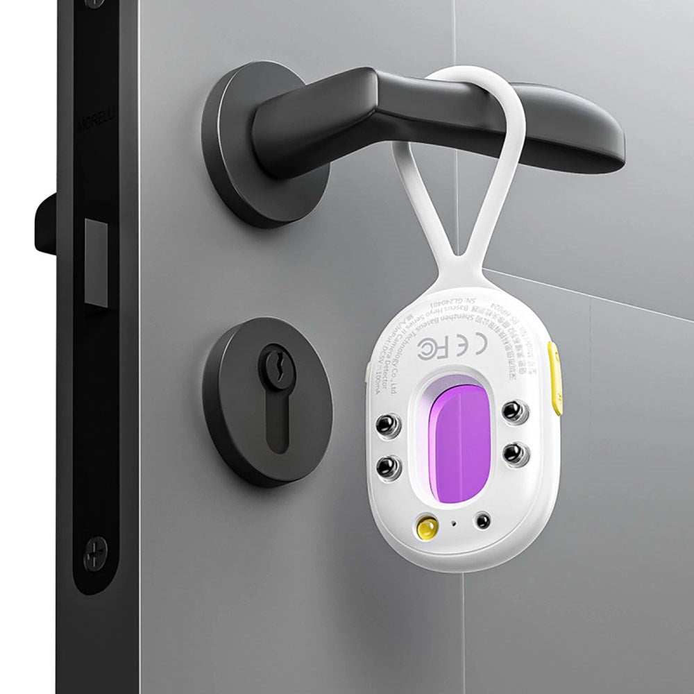 Baseus Heyo Series II Camera Detector with Built-in Alarm & Flashlight - White
