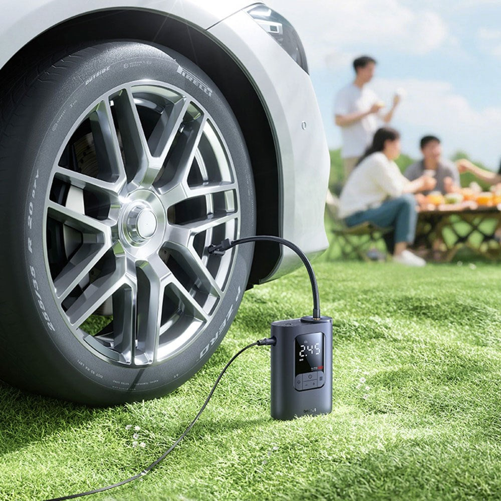 Baseus GoTrip Car Pump Compressor - Dark Grey