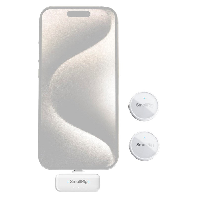 SmallRig 4706 S 60 Wireless Microphone - USB-C - White