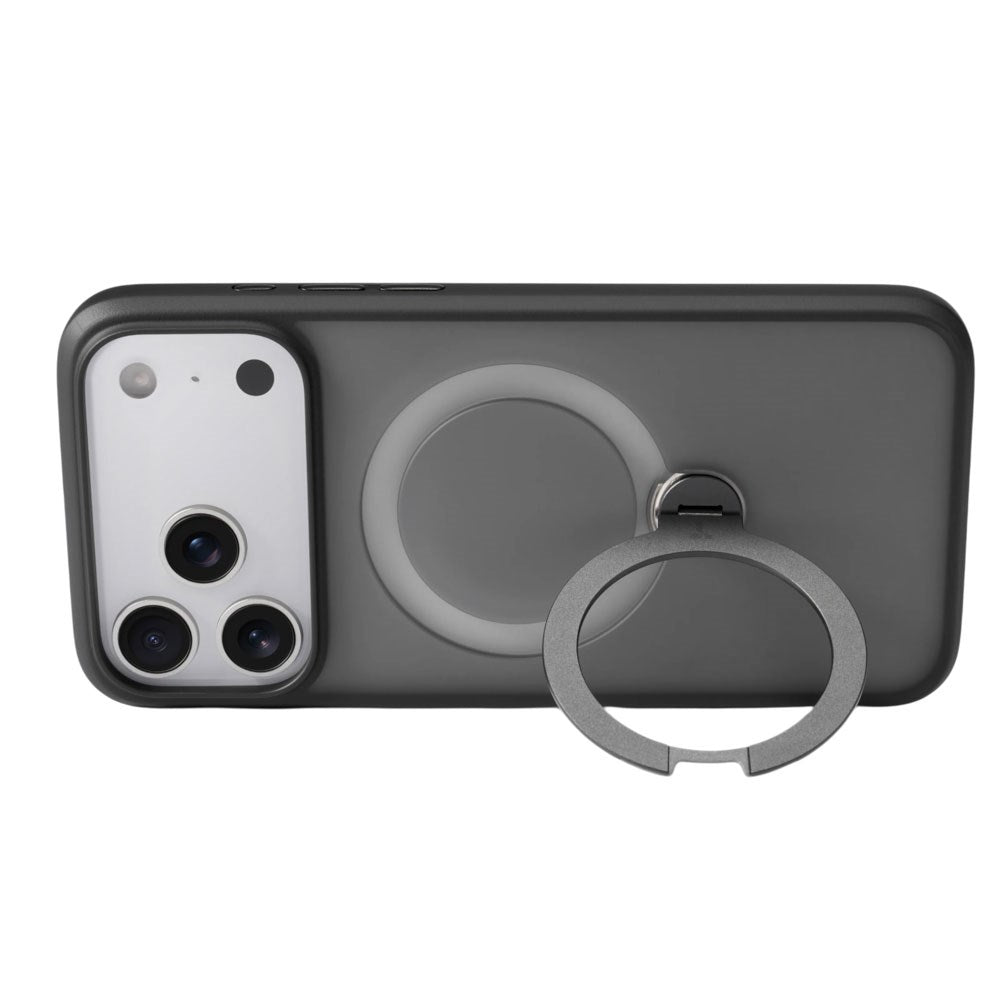 iPhone 18 Pro / 17 Pro TORRAS Ostand Q3 Spin Case - MagSafe Compatible - Transparent