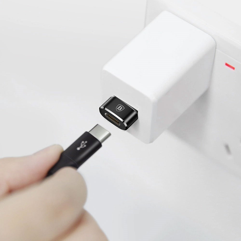 Baseus Mini USB-C to USB-A Adapter - Black