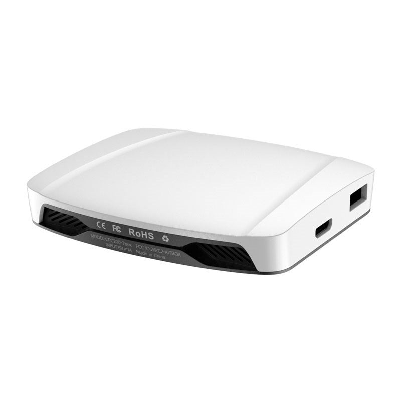 Carlinkit Tbox UHD Wireless Adapter for Apple CarPlay & Android Auto - USB-A - White