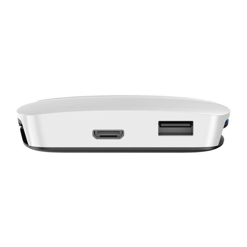 Carlinkit Tbox UHD Wireless Adapter for Apple CarPlay & Android Auto - USB-A - White