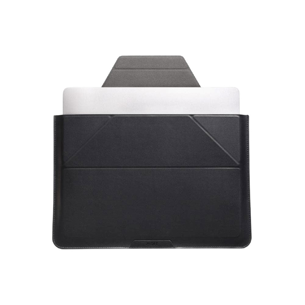 MOFT Faux Leather Laptop Sleeve & Stand - 15-16" - Black