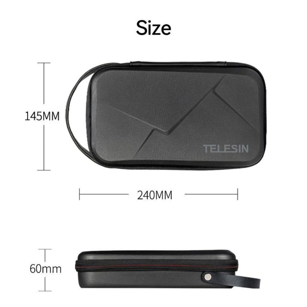 TELESIN Organizer Bag for Action Camera & Accessories - Black