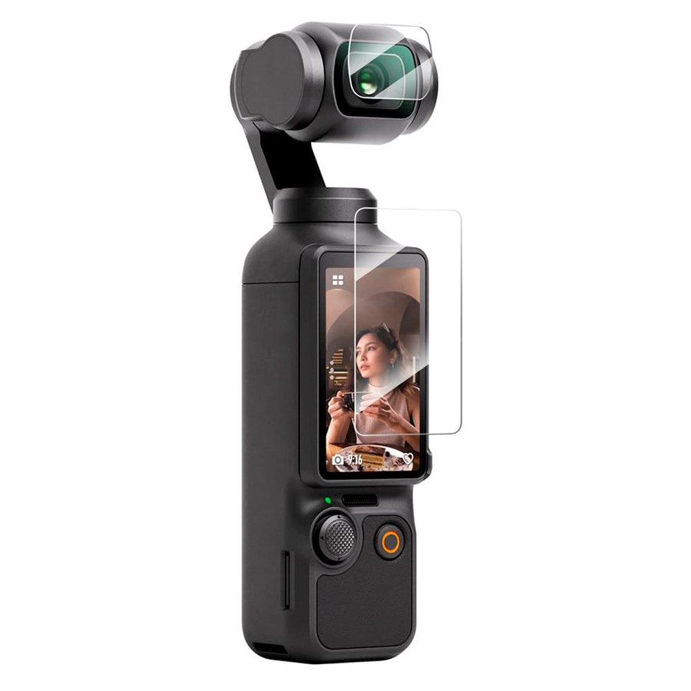 TELESIN Tempered Protective Glass for DJI Osmo Pocket 3 - 2 pcs - Transparent