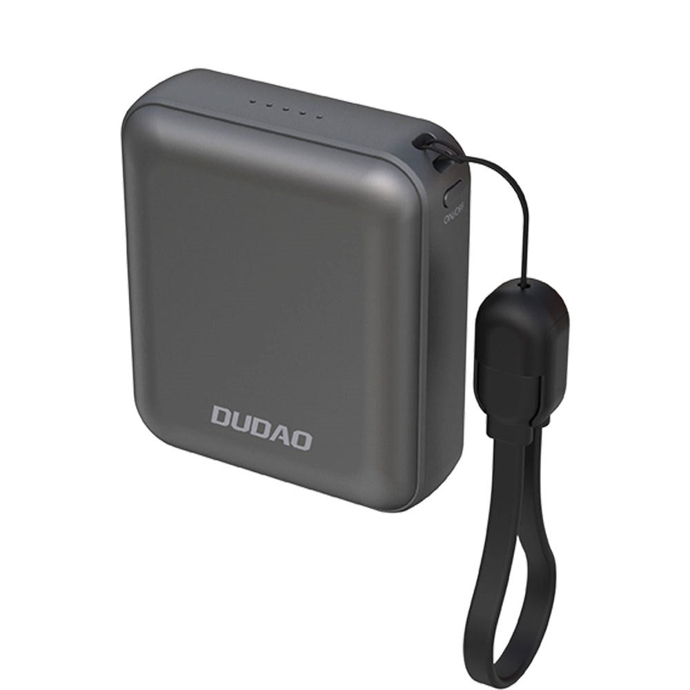 Dudao K22+ 22.5W PowerBank with USB-C Cable - 10.000 mAh - Grey