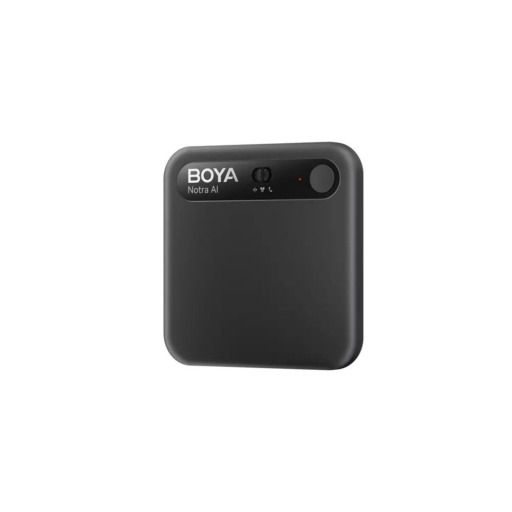 BOYA Notra Voice Recorder with AI - Black