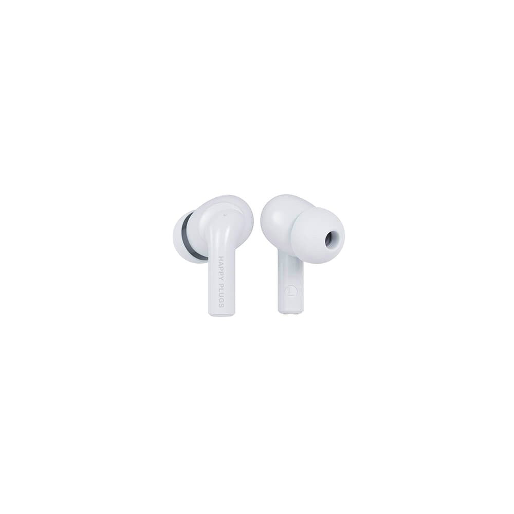 Happy Plugs Joy Pro In-Ear Headphones with Noise Cancellation - White