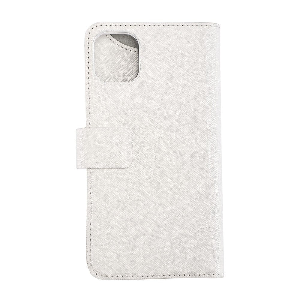 iPhone 12 Pro / 12 Onsala Collection Wallet Leather Case - Saffiano White
